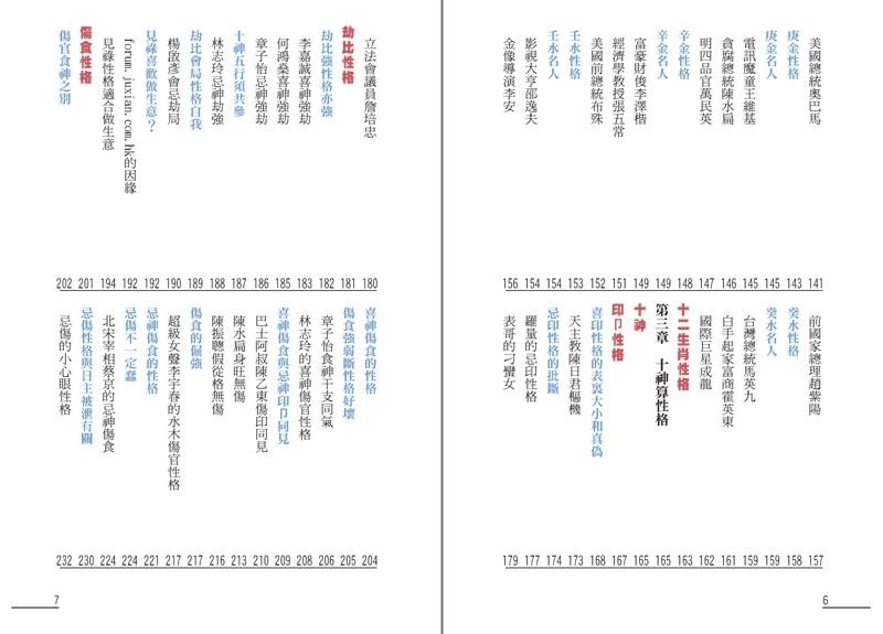 點算八字性格
